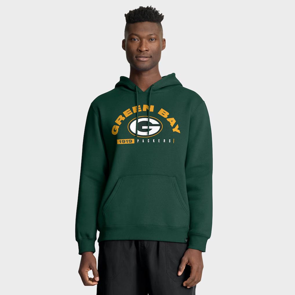 Men 2026 NFL Green Bay Packers green Hoodie hooded style 01